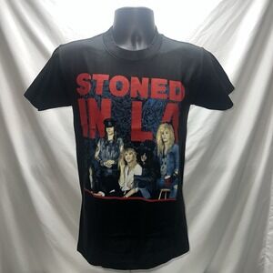 Vintage 1989 Guns N' Roses Stoned in LA Coliseum Concert T-Shirt medium new